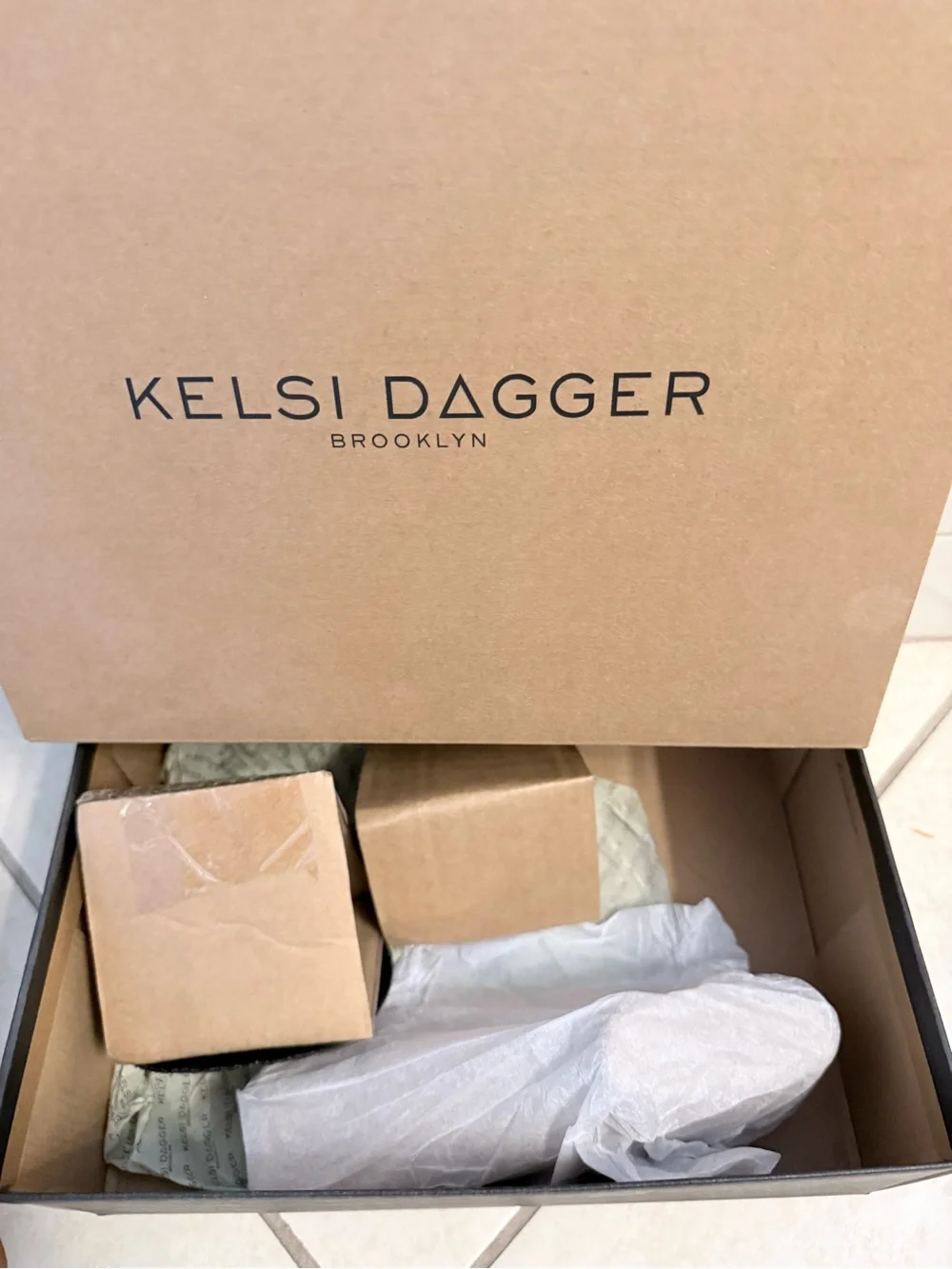 Kelsi Dagger Tan Platform Sandal with Ankle Strap